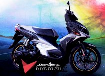 Decal trang trí xe máy Yamaha Nouvo 0003