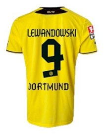 Áo Lewandowki Dortmund 2013-2014 sân nhà