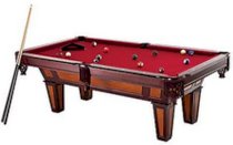Red 7ft Pool Table Billiards Game Room Accessories Brunswick Slate Gift For Him