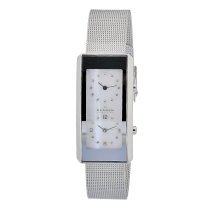 Skagen Women's 295SSS Quartz White Dial Dual Time Display Watch