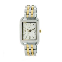 Đồng hồ AK Anne Klein Women's 109309SVTT Two-Tone Rectangular Dress Watch