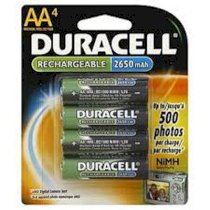 Pin sạc DuraCell AA-2650mAh (1 vỉ/ 4 viên)