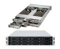 Server Supermicro SuperServer 6027TR-HTFRF (SYS-6027TR-HTFRF) (Intel Xeon E5-2600, RAM Up to 512GB ECC, HDD 3x Hot-swap 3.5" SATA3/SAS2, 1620W)