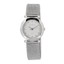Skagen Women's 107SSSS1 Quartz Stainless Steel White Dial Watch