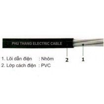 Cáp nhôm bọc PVC Phú Thắng 0.6/1 kV Al/PVC AV70