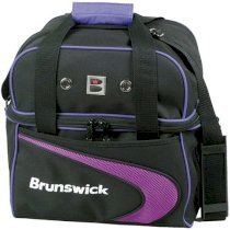 Brunswick Kooler Single Tote Purple Bowling Bag