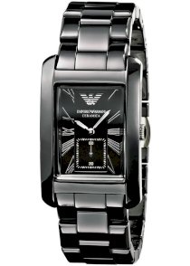 Đồng hồ Emporio Armani Watch, Men's Black Ceramic Bracelet AR1406