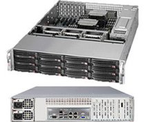 Server Supermicro SuperServer 6027R-E1R12T 2U Rackmount Server Barebone Dual LGA 2011 Intel C602 DDR3 1866/1600/1333/1066/800