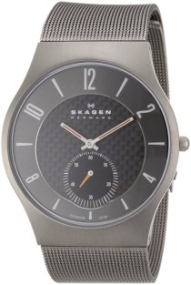 Skagen Denmark Mens Watch Titanium Case-Mesh Men's Watch #805XLTTM