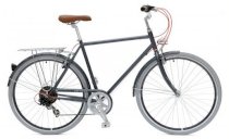 Critical Cycles Diamond Frame Urban Commuter Bicycle Seven Gears GRAPHITE