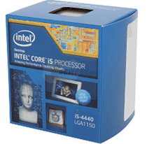 Intel Core i5-4440 (3.1GHz turbo up 3.3GHz, 6MB L3 cache, socket 1150)