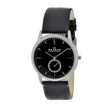 Skagen Men's 958XLSLB Skagen Denmark Steel Matte Case & Black Dial Watch