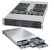 SuperMicro 2U Rackmount Twin Chassis SC827T-R1200B