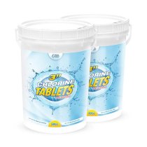 PoolSupplyWorld 3 Inch Chlorine Tablets 50 lb Bucket 