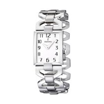 Festina Women's Dame F16557/1 Silver Stainless-Steel Quartz Watch with White Dial