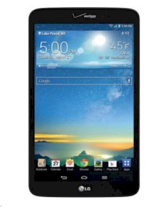 LG G Pad 8.3 LTE (Krait 300 1.7GHz Quad-Core, 2GB RAM, 16GB Flash Driver, 8.3 inch, Android OS v4.2.2) WiFi, 4G LTE Model For Verizon