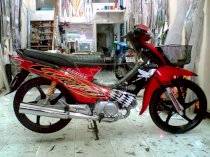 Dán decal xe Honda Wave Wa030