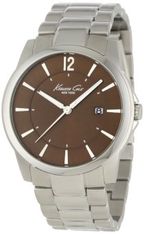 Kenneth Cole New York Men's KC9007 Classic Round Analog Tobacco Brown Dial Watch