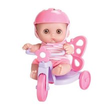 Lil Cutesies 8.5 inch Doll with Accessory - Butterfly Tricycle