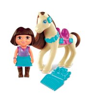 Fisher-Price Dora's Pony Adventures Figures - Dora and Lickety Split