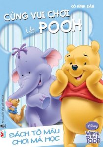 Sách tô màu gấu Pooh - Cùng vui chơi với Pooh (Khổ lớn)
