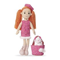 Pinky Promise Polka Dot Dress Rag Doll