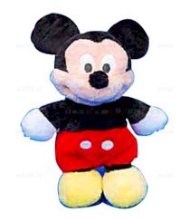 Disney Plush Mickey Flopsie New Soft Toy - 8 Inches