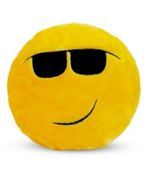 Tickles Cool Dude Smiley Cushion - 13 Inches