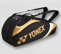 Yonex Tournament Basic Black/Gold 6 Pack Tennis Bag
