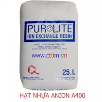 Hạt nhựa trao đổi ion A.400 Purolite