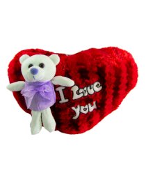 Tickles I love You Red Cushion - 38.1 cm