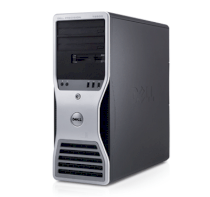 Dell Precision T5500 Tower Workstation E5620 (Intel Xeon E5620 2.40GHz, RAM 16GB, HDD 2TBGB, VGA NVIDIA Quadro FX4600, Windows 7 Professional, Không kèm màn hình)