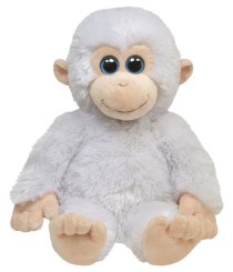 TY Toy Ivory White Monkey - 13 Inches