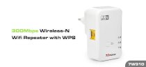 300Mbps Wireless-N Wifi Repeater with WPS 7W310