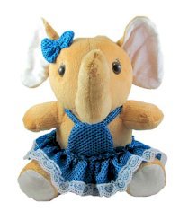 Tickles Elephant With Frock - 23 cm