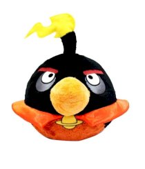 Angry Birds Fire Bomb Soft Toy - 10 Inch