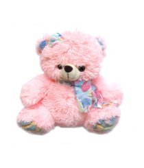 Tickles Muffler Teddy Pink Soft Toy - 25 cm