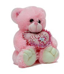 Tokenz Pink Love Teddy Bear - 30 cm