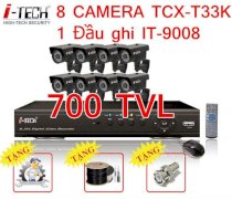 Bộ camera giám sát nhà xưởng i-Tech 24-8K