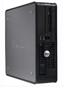 Máy tính Desktop DELL Optiplex 760 SLIM (Intel Core 2 Duo E7300 2.66Ghz, Ram 2GB, HDD 80GB, VGA Onboard, PC DOS, Không kèm màn hình)