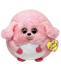 TY Toy Lovey-Pink Poodle Medium - 8 Inches