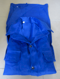 Quần áo Bảo hộ lao động vải chéo xanh