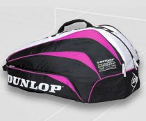 Dunlop Biomimetic Pink 10 Pack Tennis Bag
