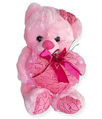 IGB Gift of Heart Pink Teddy - 30 cm