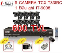 Bộ camera giám sát nhà xưởng i-Tech 23-8K