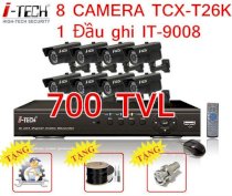 Bộ camera giám sát nhà xưởng i-Tech 18-8K