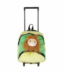 Wild Republic Green Poly Trolley Bag- Lion