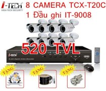 Bộ camera giám sát nhà xưởng i-Tech 4-8K