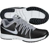 Nike Men's Vapor Court Tennis Shoe  black / silver/grey