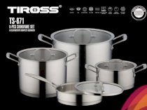 Bộ nồi nấu inox Tiross TS871